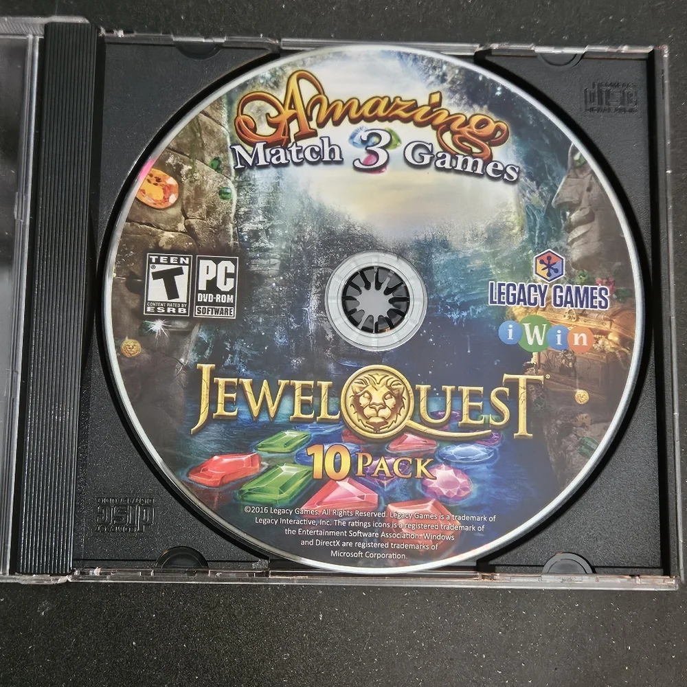 4 Legacy Games PC lot, Supernatural Stories 2 & 3, Jewel Quest, Magical Matches